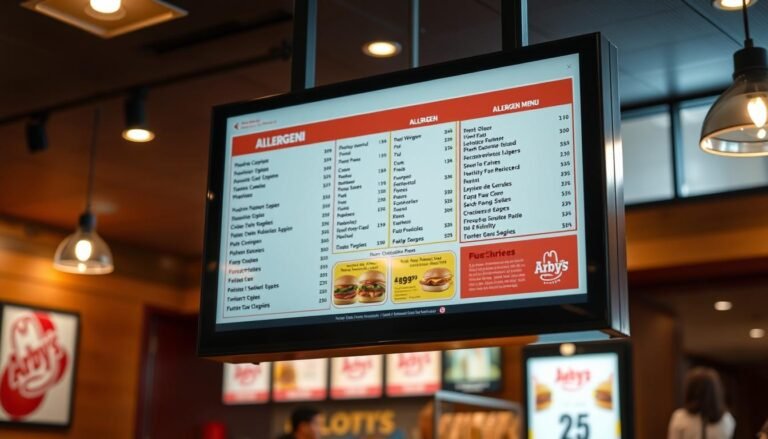 arby's allergen menu