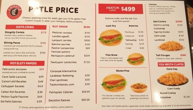 Chipotle Menu Prices: Updated List and Deals